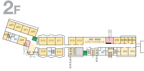 2階フロアマップ